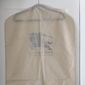 BURBERRY GARMENT BAG WITH ICONIC LOGO